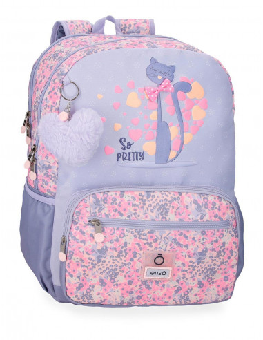 MOCHILA ADAP. 42CM. 2C. ENSO SO PRETTY